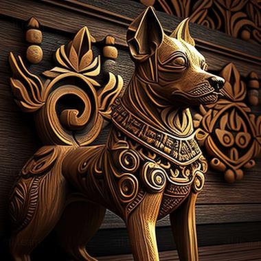 3D model Thai bangku dog (STL)